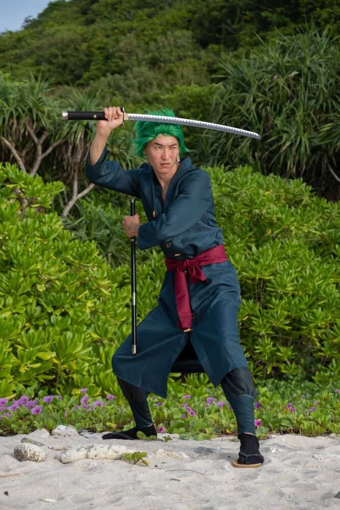 Miecz Katana Roronoa Zoro Yubashiri One Piece Drewniany JT10510
