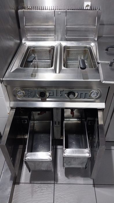 Fritadeira industrial a gás