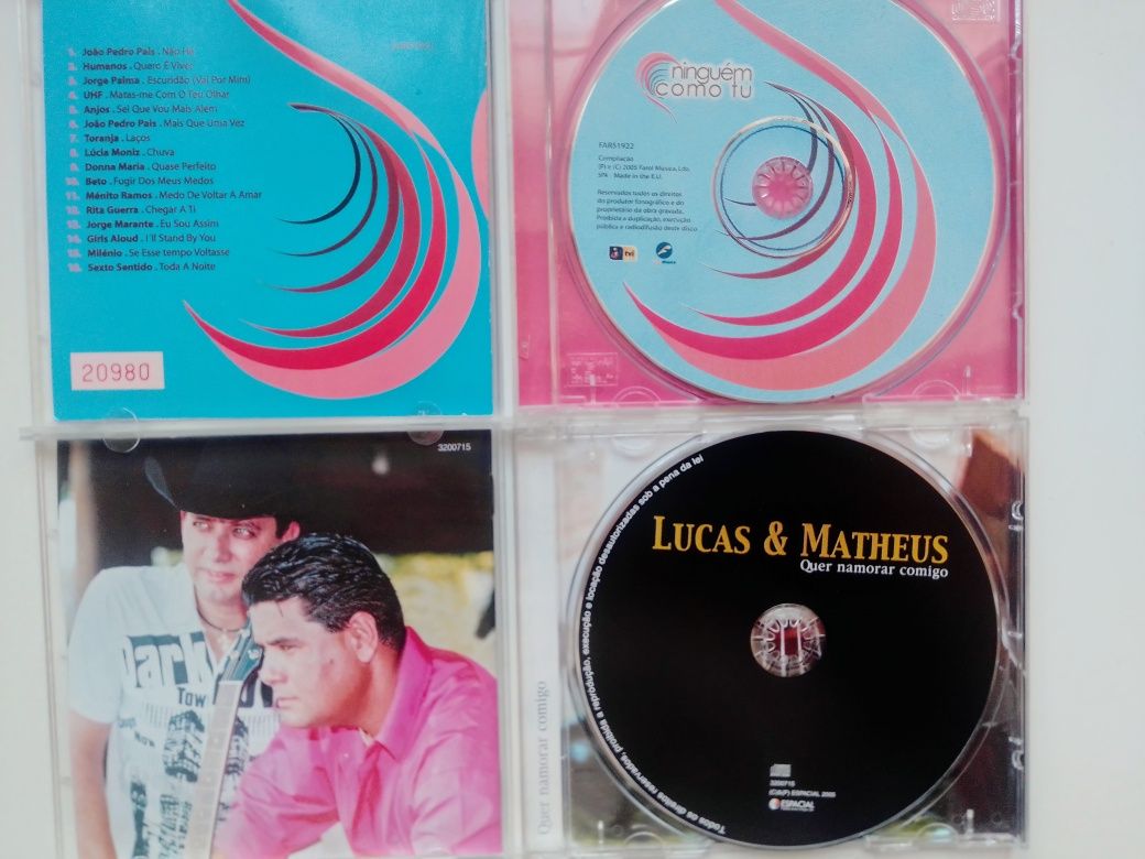 2 CDS Lucas& Mateus e Ninguém como tu.