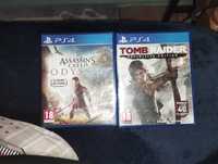 Jogos de PS4:TOMB RAIDER,Assassin's Creed odyssey