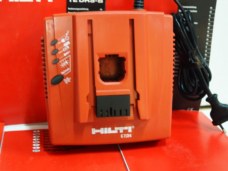 HILTI ladowarka 7/24 bateria NI-CD,NI-MH 9.6v 12,15,6v,18v,24v aku