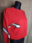 Czerwona Bluza Crop Top Tally Weijl S | Oversize |Street wear| Sportow