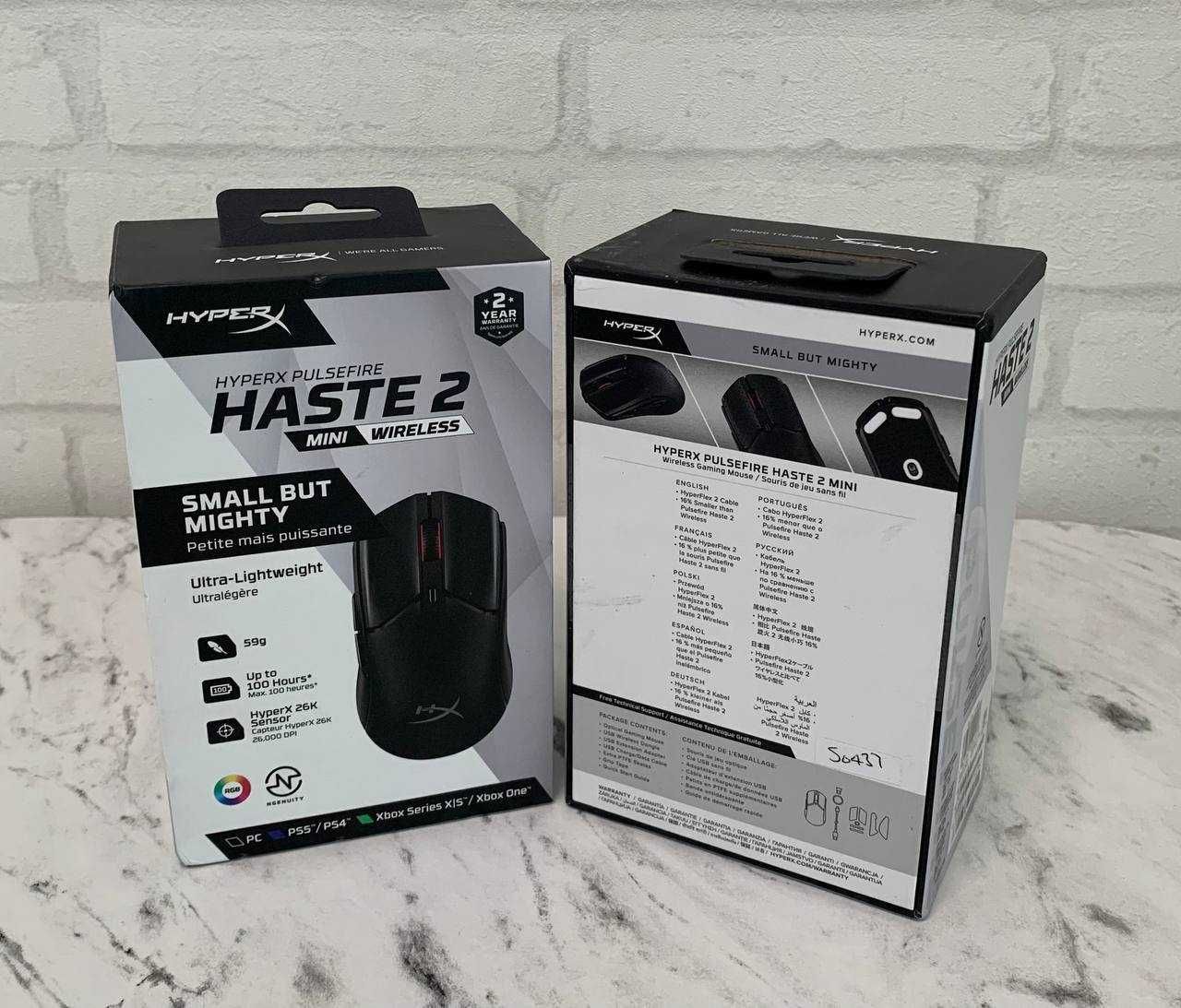 Миша бездротова HyperX Pulsefire Haste 2 Mini Wireless black