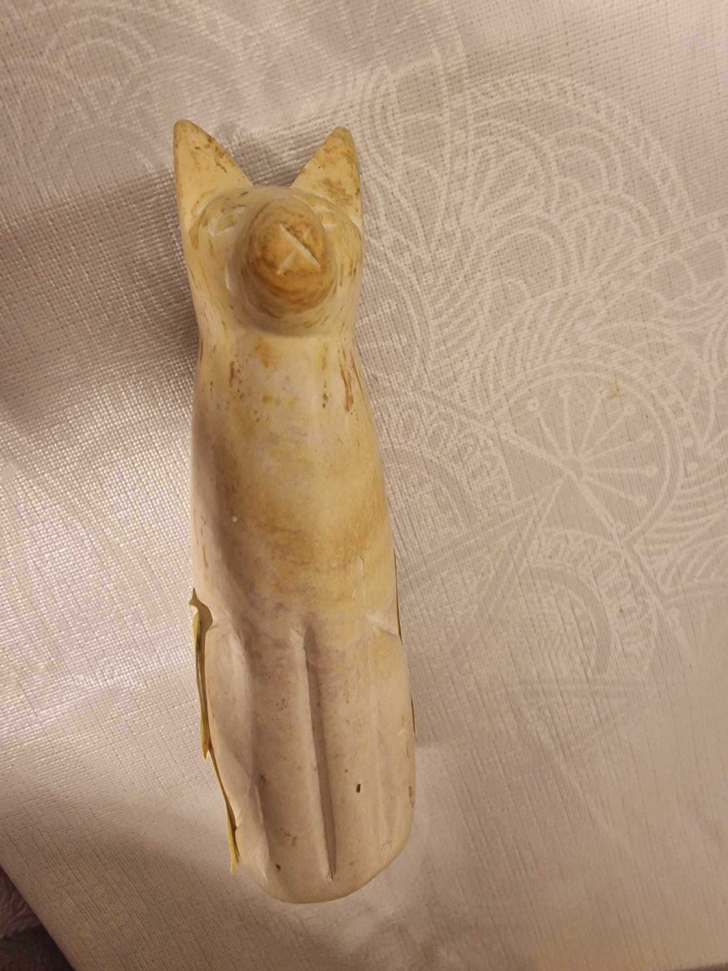 Escultura Gato em Pedra Esteatite - Quénia