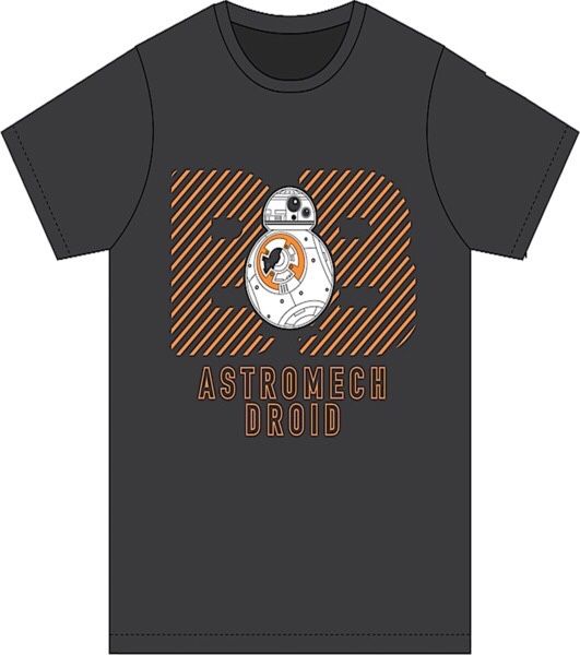 Vários modelos t-shirts Star Wars - BB-8 (Produto novo e embalado)