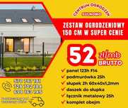 Ogrodzenie panelowe 150 cm - 52 zł/mb