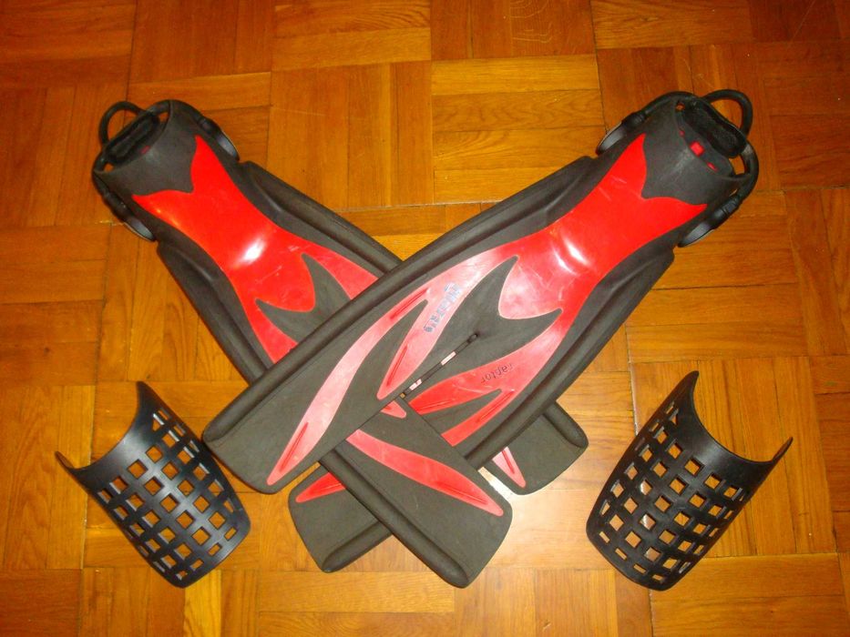 Ласты MARES RAPTOR ( Италия ) , разм XL (41-45/ или до 47 - регулир. )