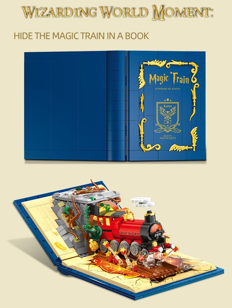 Comboio mágico Harry Potter