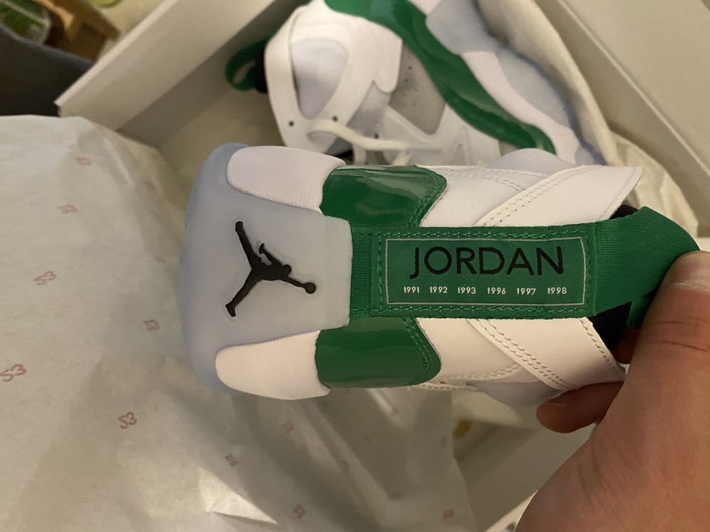 Чоловічі кросівки Jordan Jumpman Two Trey White Lucky Green DO1925-130