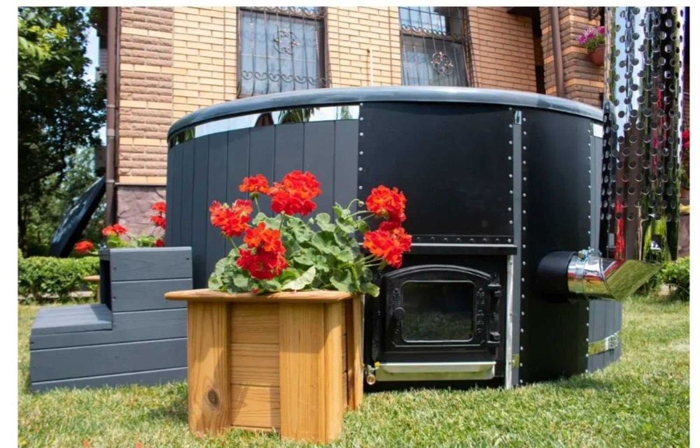 Вуличний чан на дровах. Чан для 6 осіб. Український виробник.