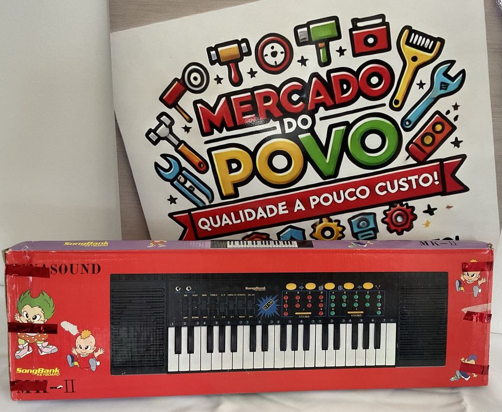 Teclado infantil eletrónico