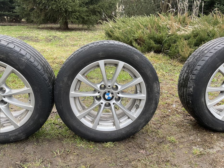 Felgi aluminiowe BMW z oponami letnimi 205/55 R16