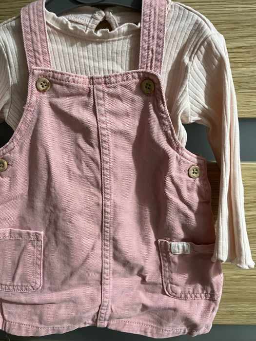 Zestaw sukienka + bluzeczka 74