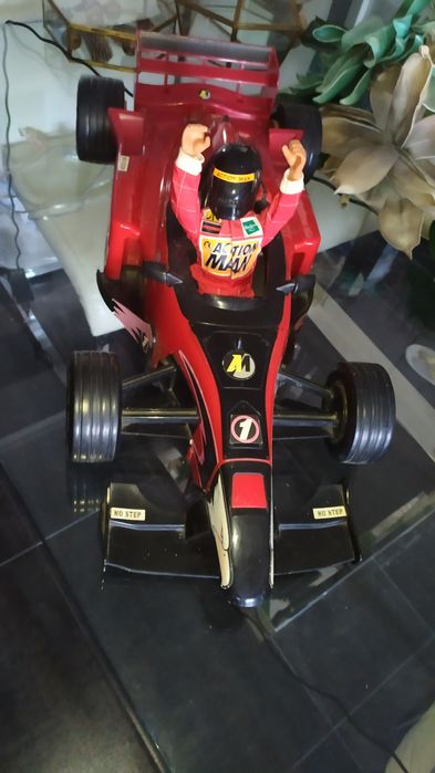 Action man fórmula 1  boneco + carro de 67 cm