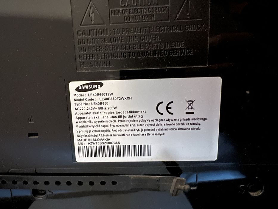 Telewizor SAMSUNG LE40B650 Full HD 40 cali