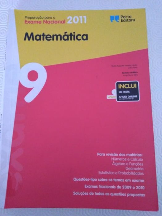 Livro Preparação Exame Nacional 2011 - Matemática