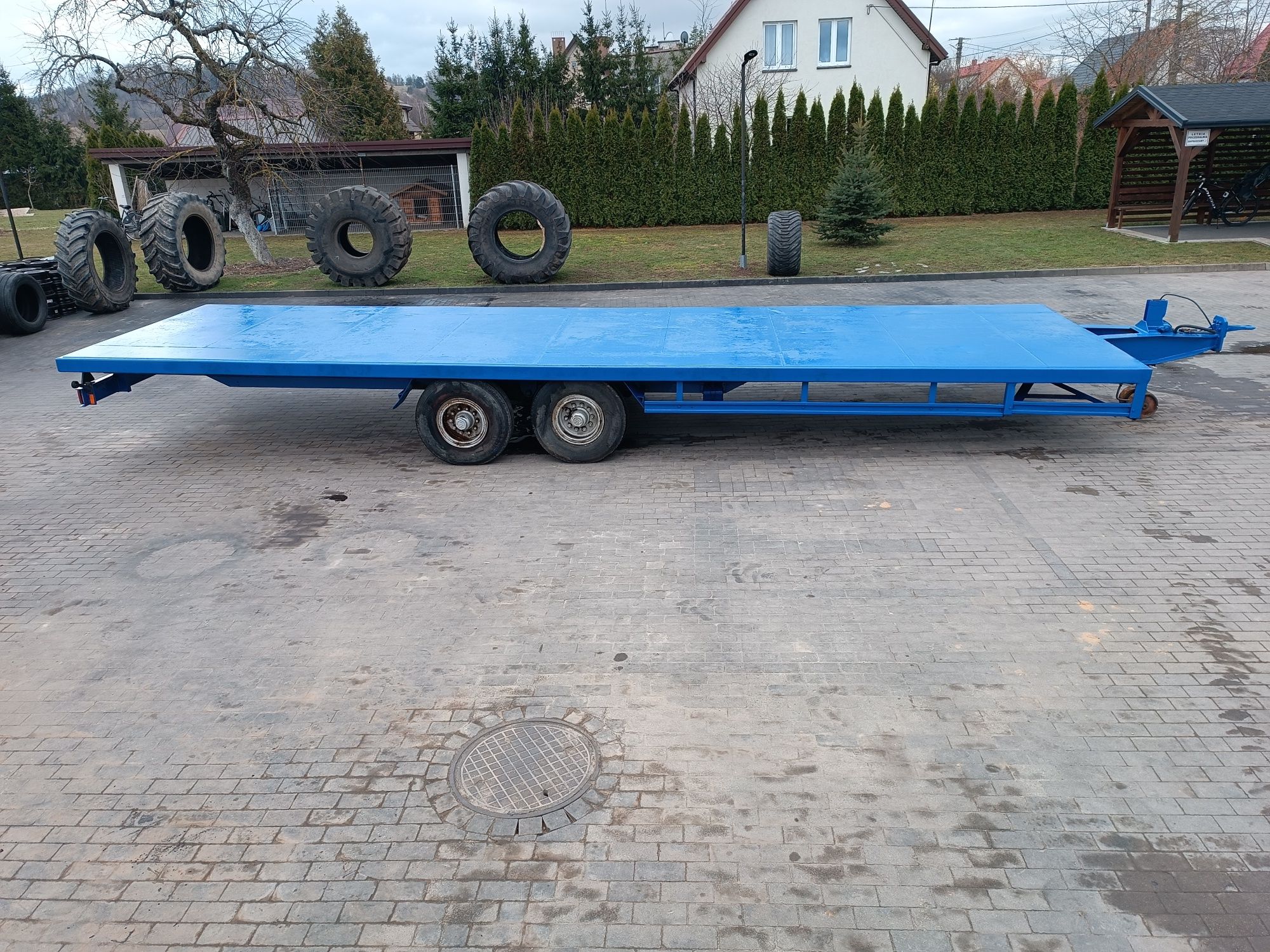 Przyczepa rolnicza GLORIA DD487 paka 248cm X 890cm  DMC 11500kg
