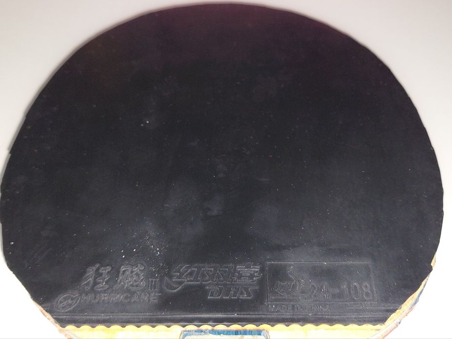 Borrachas tenis mesa DHS hurricane 3