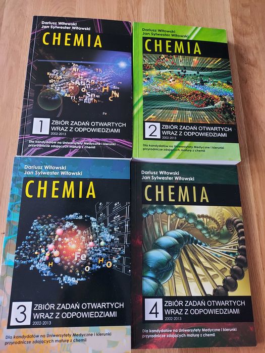 Chemia Zbiór zadań owartych wraz z odpowiedziami cz 1 do 4 Witkowski