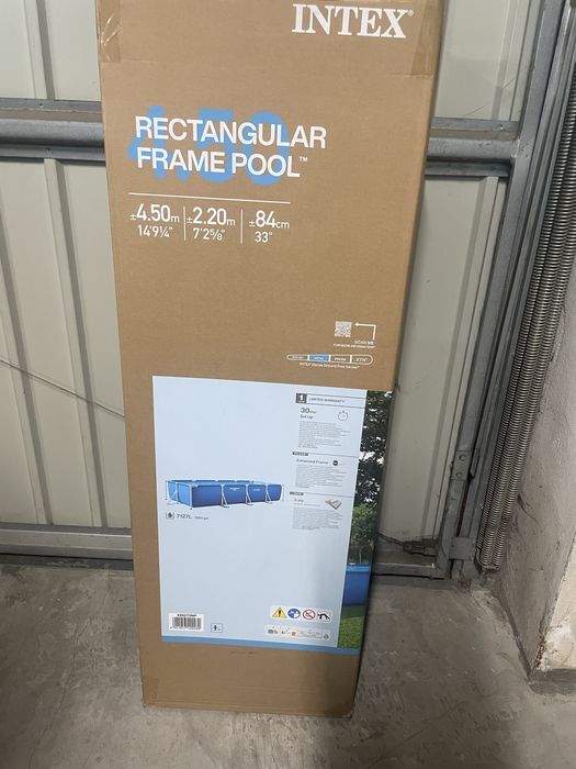 Basen 4,50x 2,20 wysokość 84