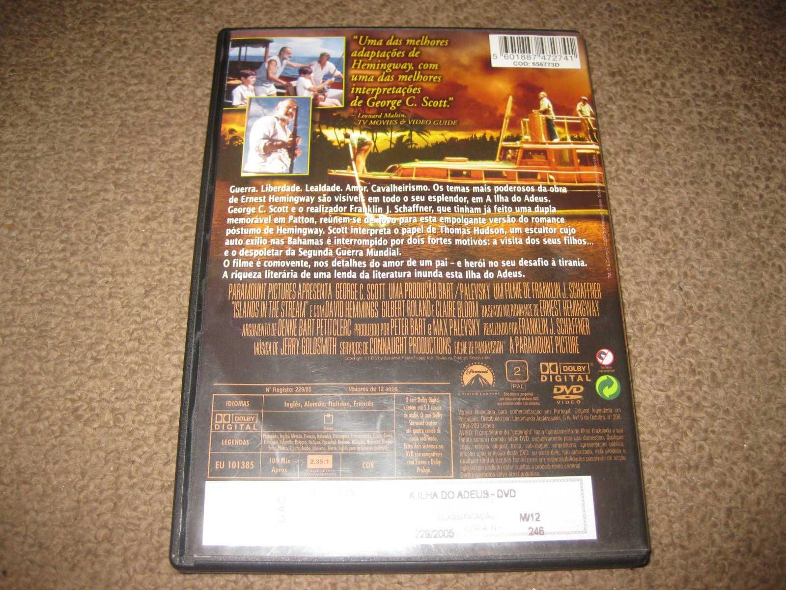DVD "A Ilha do Adeus" com George C. Scott/Raro!