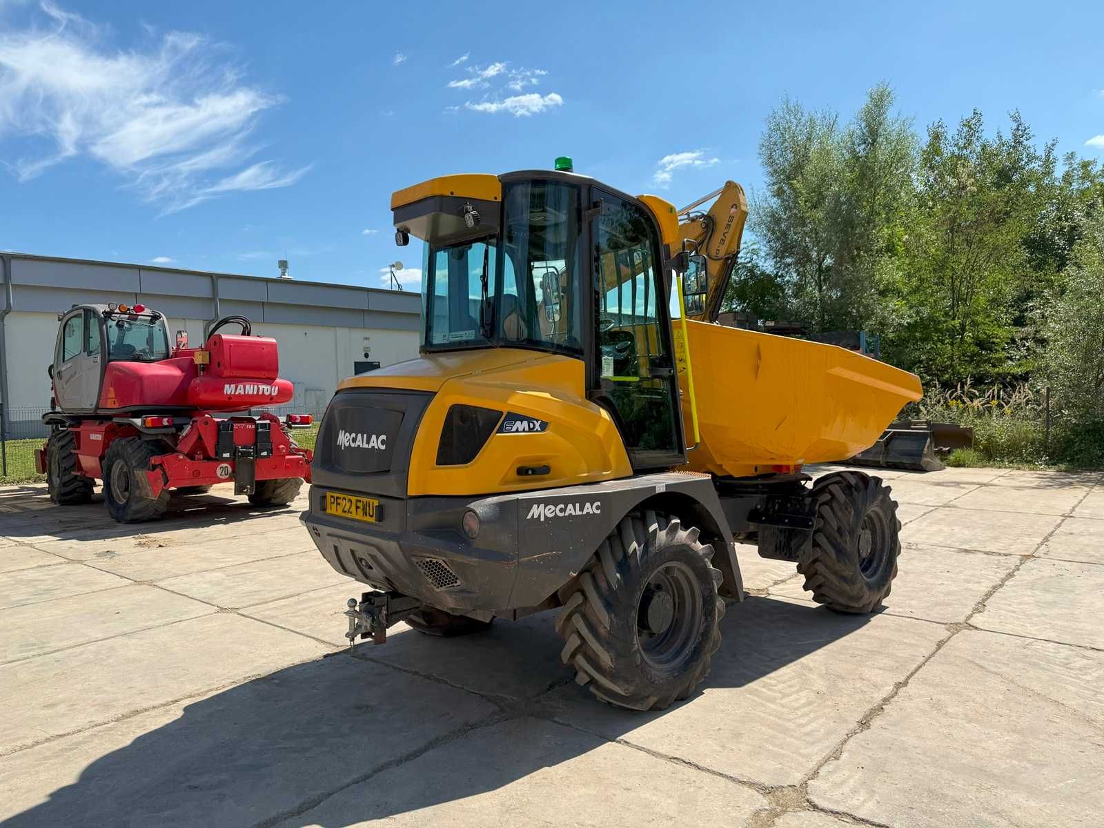 Mecalac 6 MDX wozidło budowlane 6 ton kabina klima 490 mtg JCB TEREX