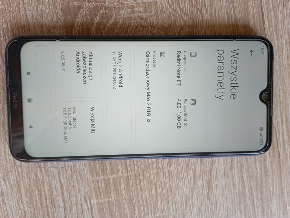 Redmi Note 8T 64G plus szybka