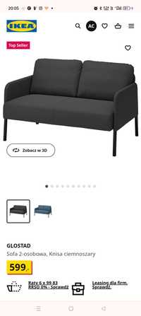 Sofa Glostad Ikea