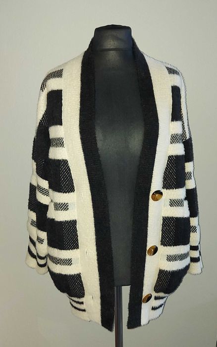 Gruby,ciepły kardigan XXL