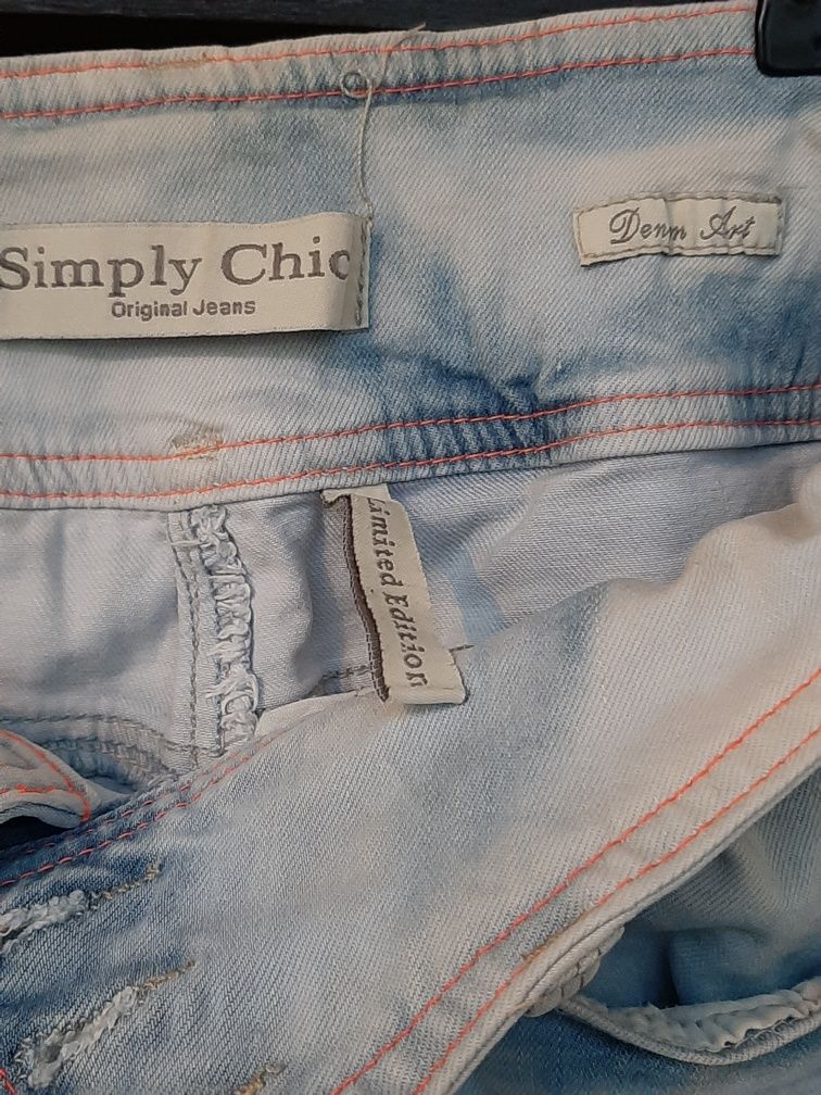 Saia Ganga - Edição Limitada Denim Art de Simply Chic