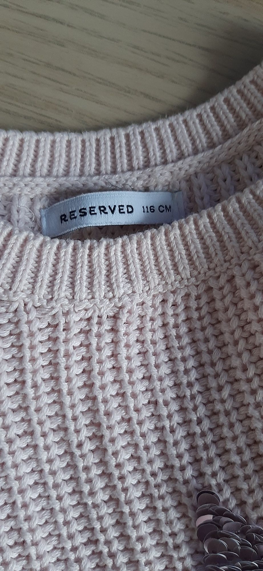 Sweter reserved + spodnie rozm 116-122