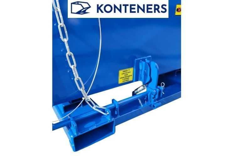 Kontener 1m3 1000 L , Kontener samowyładowczy / Pojemnik metalowy