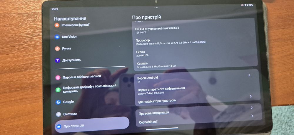Планшет Lenovo Tab P11 (2 ND Gen)