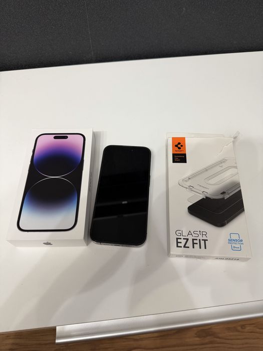 Iphone 14 pro 128gb gleboka purpura, dowod zakupu
