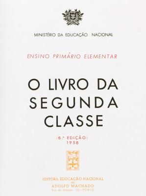 O livro da segunda classe, Porto Editora 1958