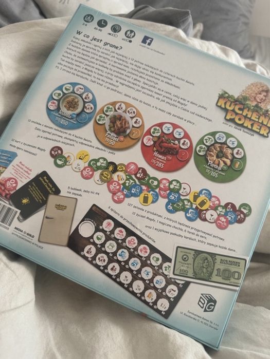 nowa zafoliowana gra magda gessler kuchenny poker