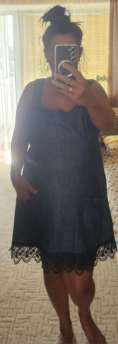 Котоновий сарафан.