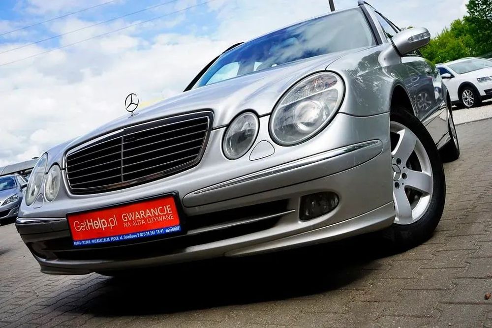 Mercedes-Benz Klasa E 2,2CDI Klima, Xenony, skóra, automat, NAVI, 2005r.