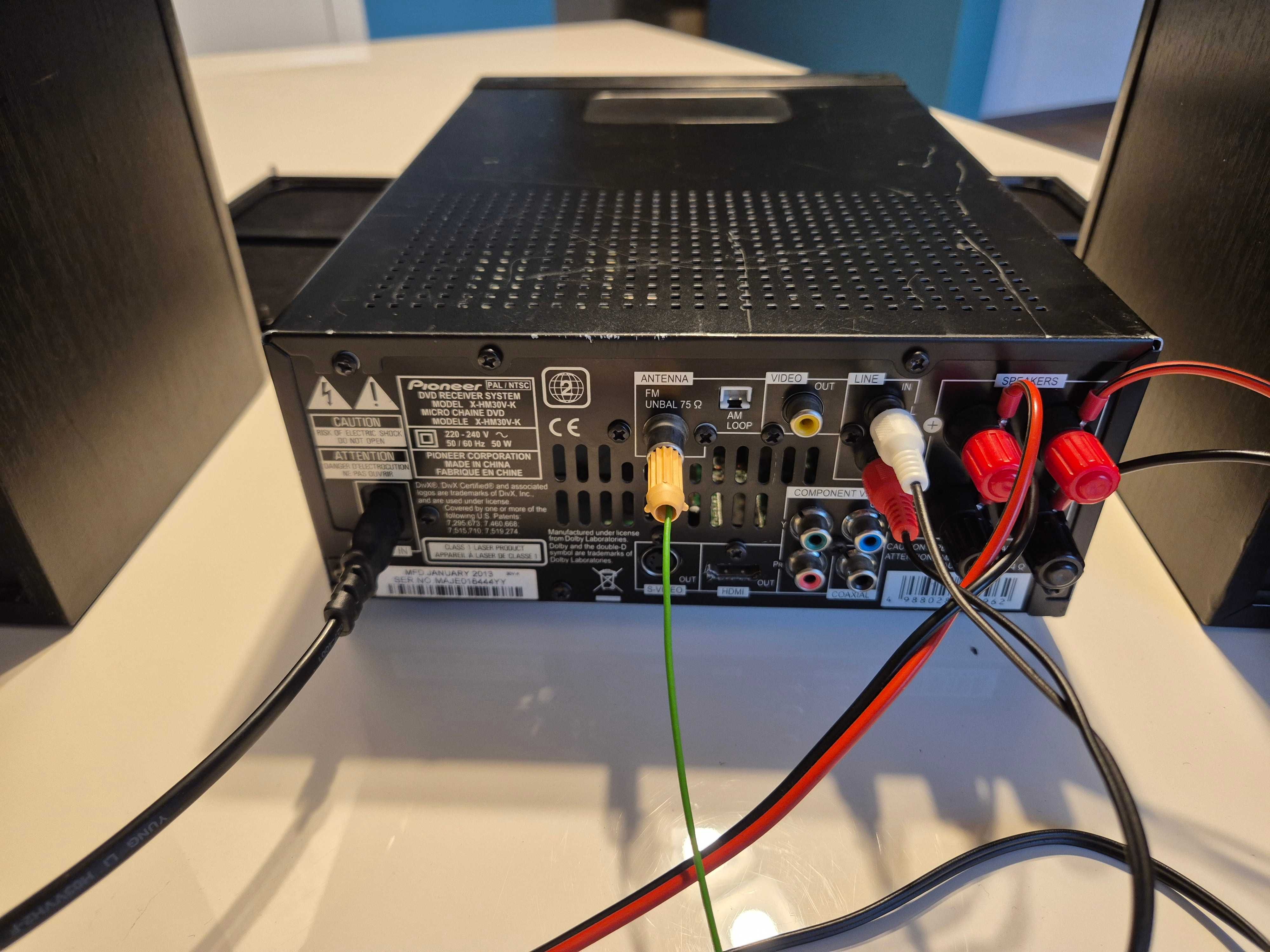 Mini wieża Hi-Fi Pioneer X-HM30, 2x30W + zewnętrzy moduł bluetooth 5.2