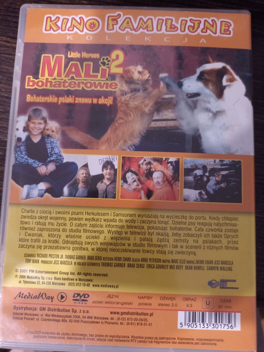 Film na dvd Mali bohaterowie 2 Kolekcja Kino Familijne