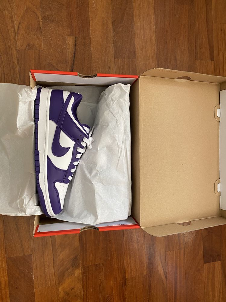 Dunk low championship purple