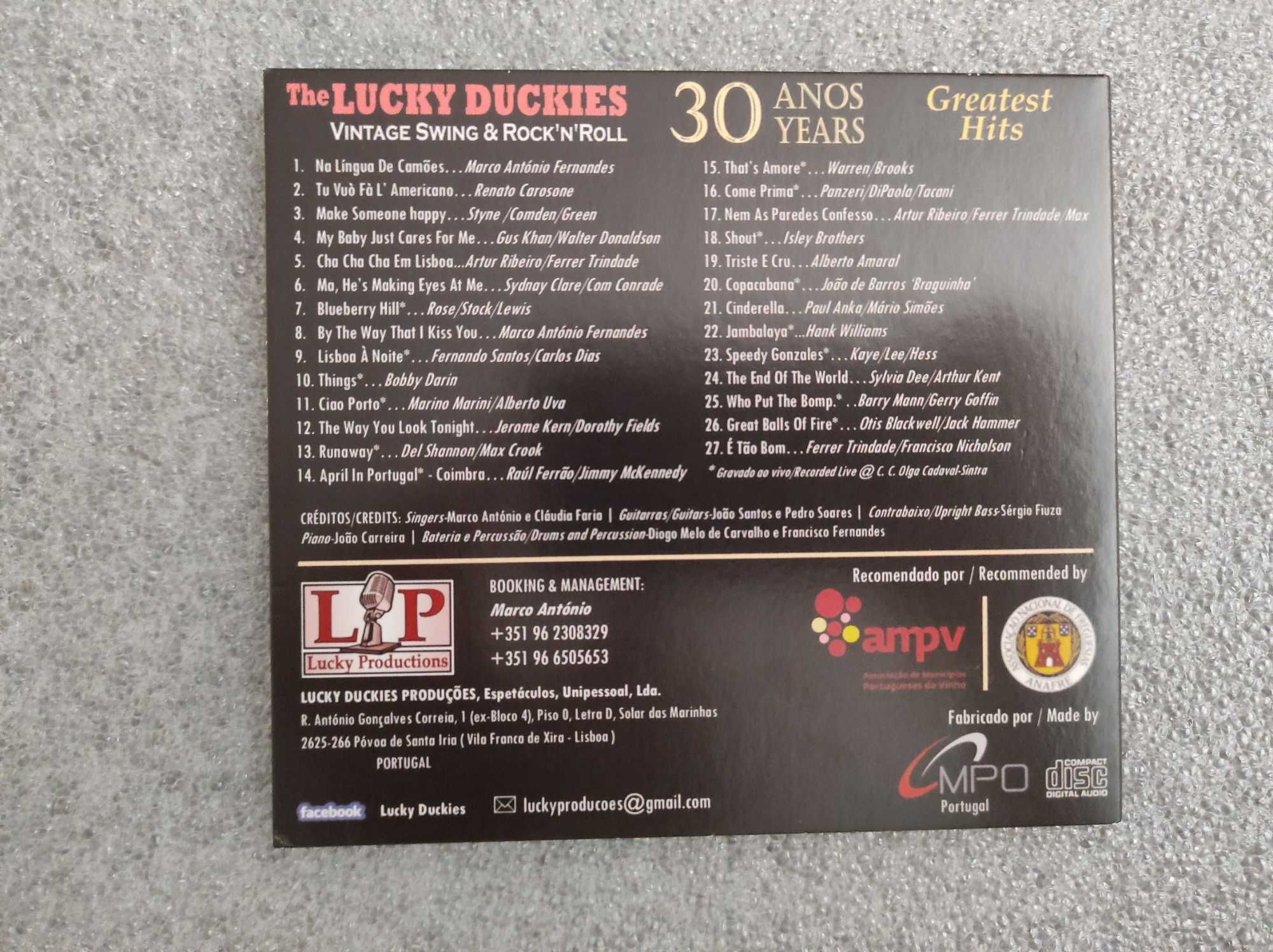 CDs Vários (Enrique Iglesias, Eros Ramazzotti, The Lucky Duckies)