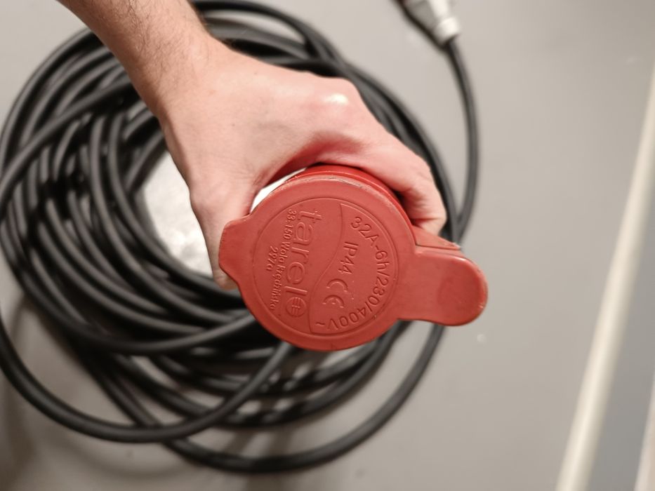 H07RN-F OnPD 5x6 19m kabel siłowy guma linka przedłużacz wtyki 32A