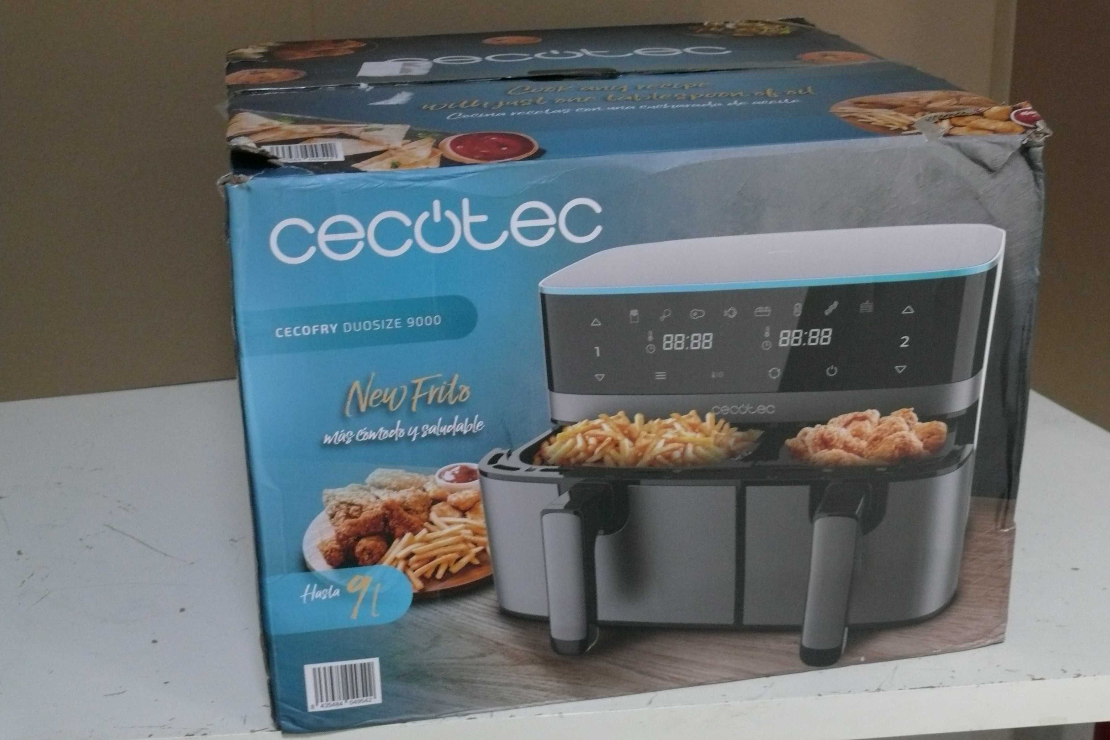 Fritadeira Cecotec Airfryer DuoSize 9000