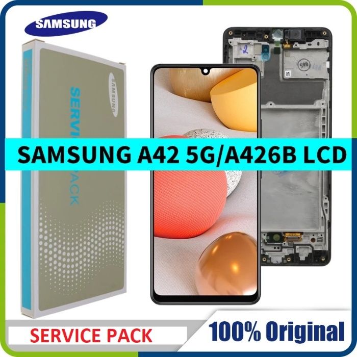 Ecrã LCD com Frame para Samsung Galaxy A42 5G - Service Pack