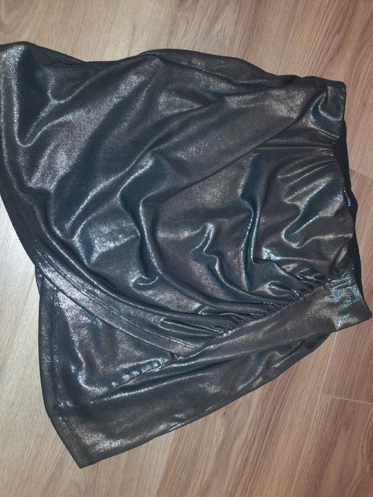 Spódnica brokatowe złota imprezowa 36