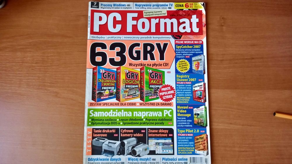 PC Format 7/2007 Windows, Gry czasopismo magazyn