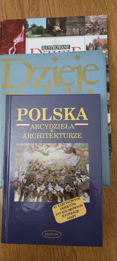 Historia Polski  i Architektura  3 pozycje