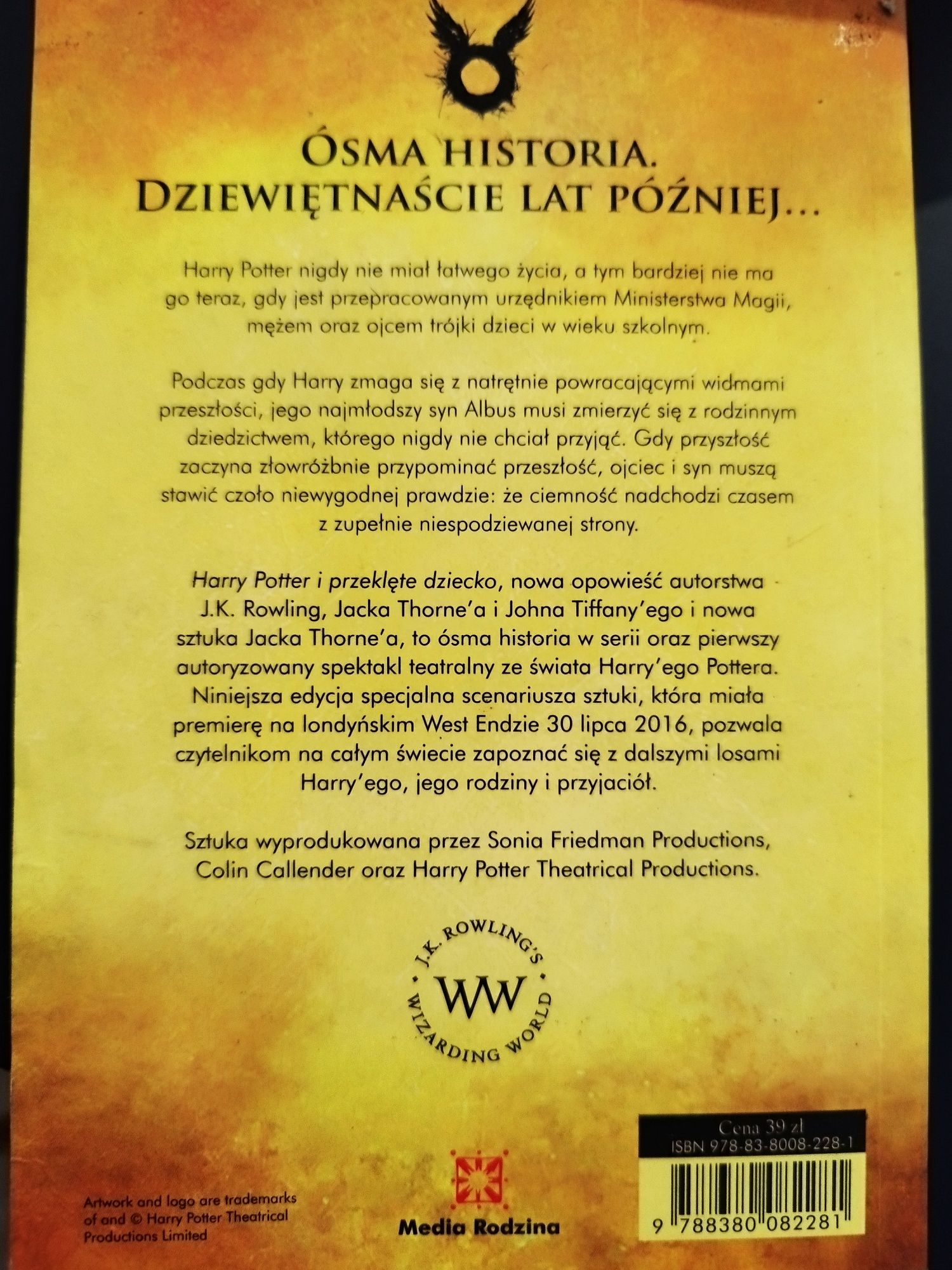 Książka Harry Potter i przęklęte dziecko