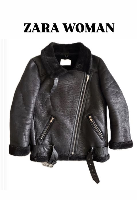 Дубленка пилот zara woman